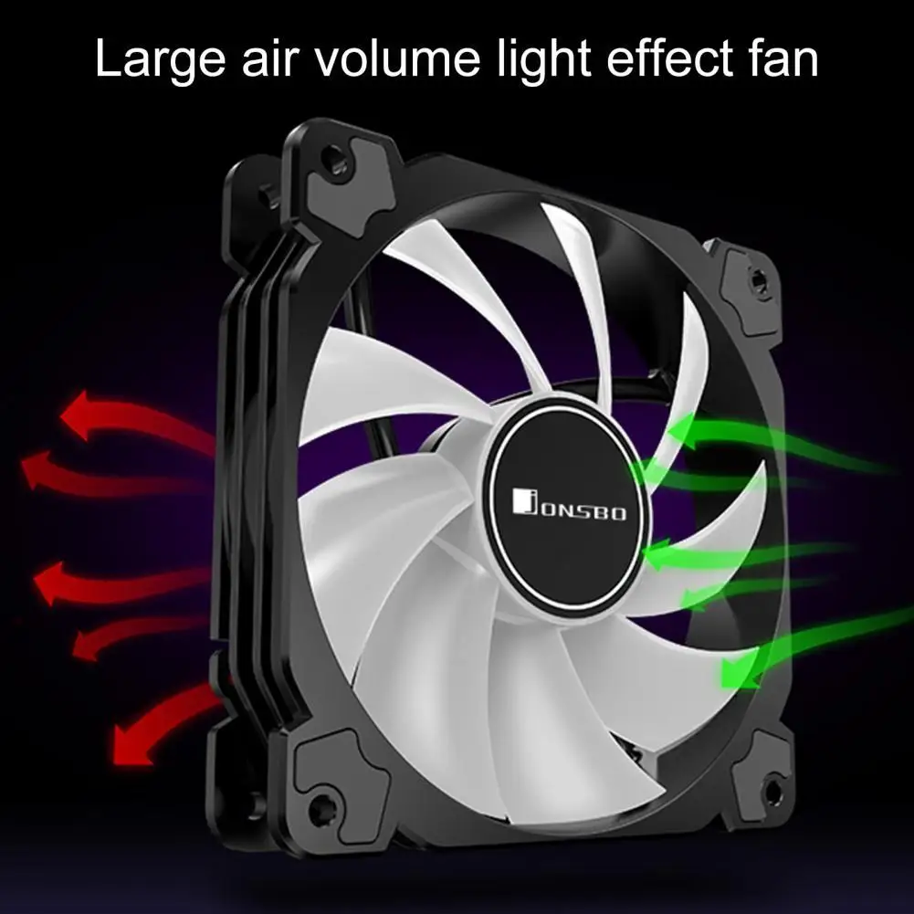 

JONSBO FR502 чехол радиатора 10 Светодиодный светильник маленькие бусины Яркие Светильник световой эффект 5V 3PIN ARGB 12V Процессор охлаждающий вентил...