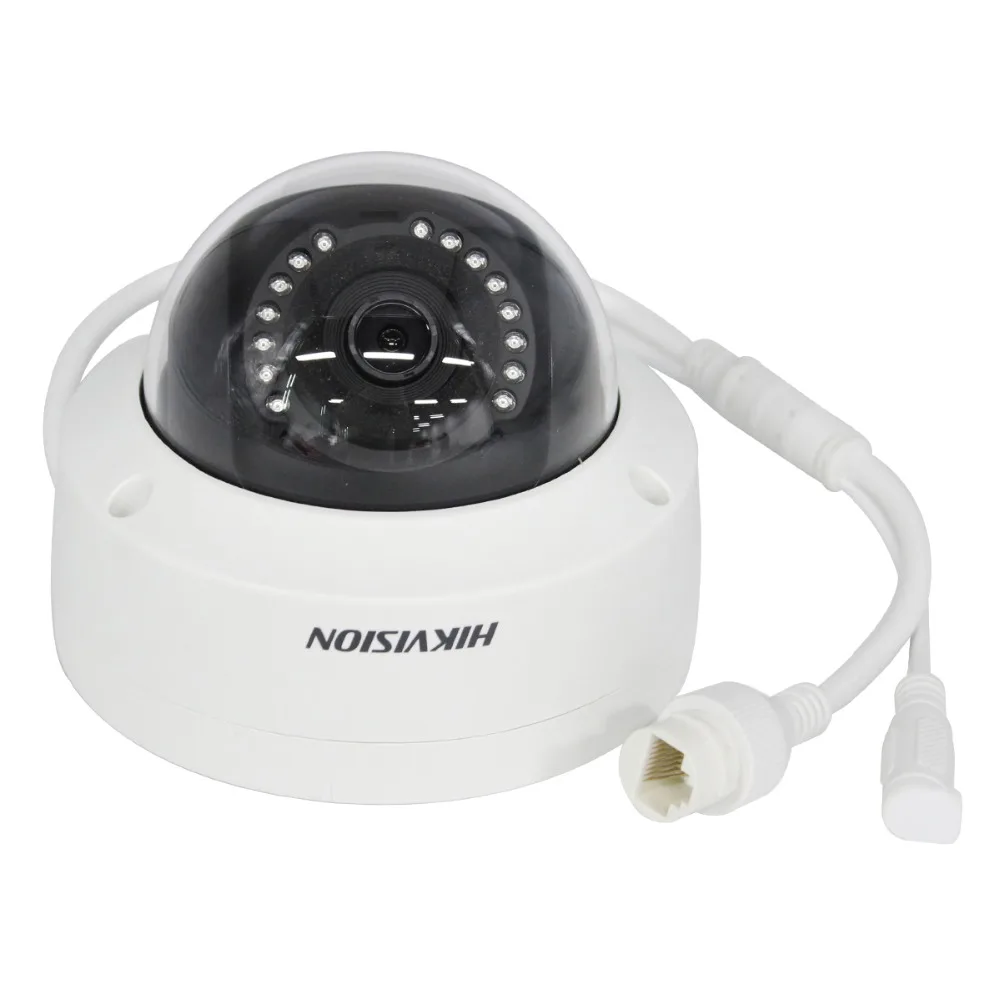 Hikvision DS-2CD1143G0-I POE камера видеонаблюдения 4MP ИК Сетевая купольная 30 м IR IP67 IK10 H.265 +