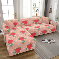 elegant flower plastic cover for sofa or warm color floral sofa covers plant style sofa cover furniture covers sofa cover corner