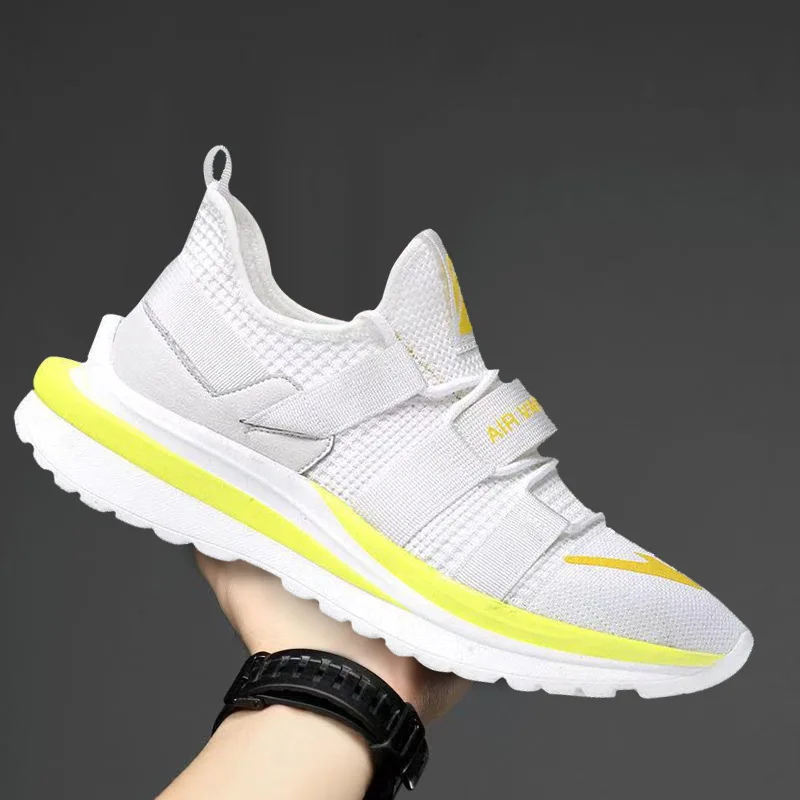 

2021 Flat Heel Front Lace-up Low-Top Casual Spot Mesh Round Head Injection Moulded Shoes Trendy Men's Casual Sports Shoes01