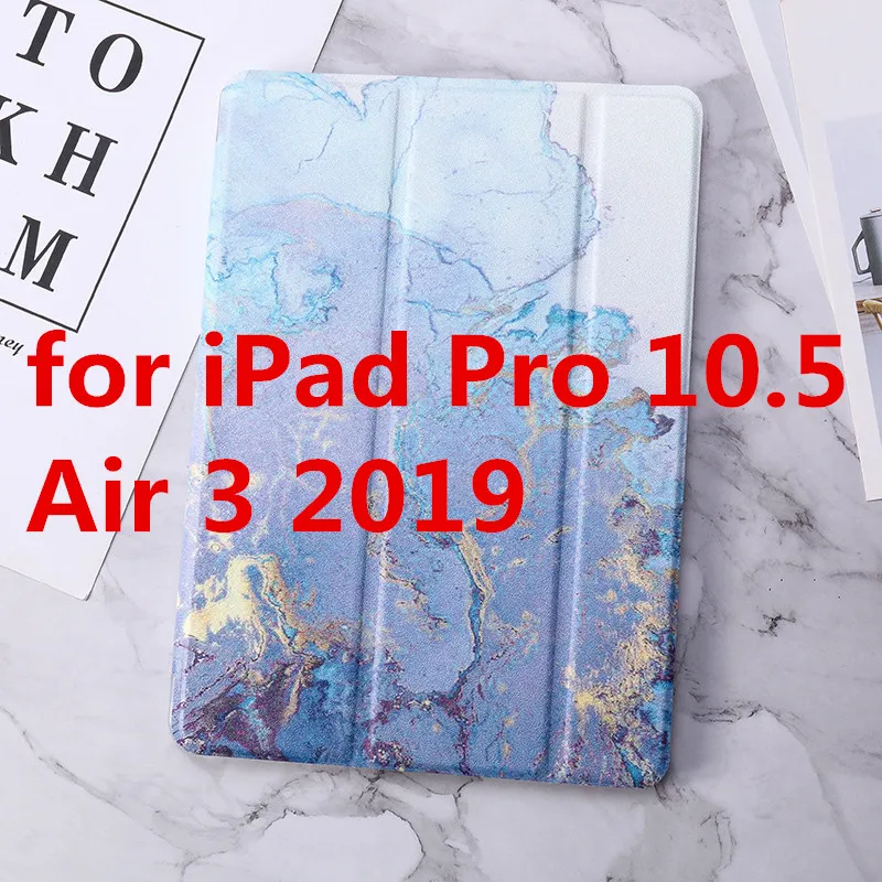 Для iPad 2/3/4 iPad Air/Air 2 мраморный узор силиконовый чехол s для iPad 9,7 Pro 10,5 iPad Air 3 Mini 123 Mini 4 5 Чехол - Цвет: blue