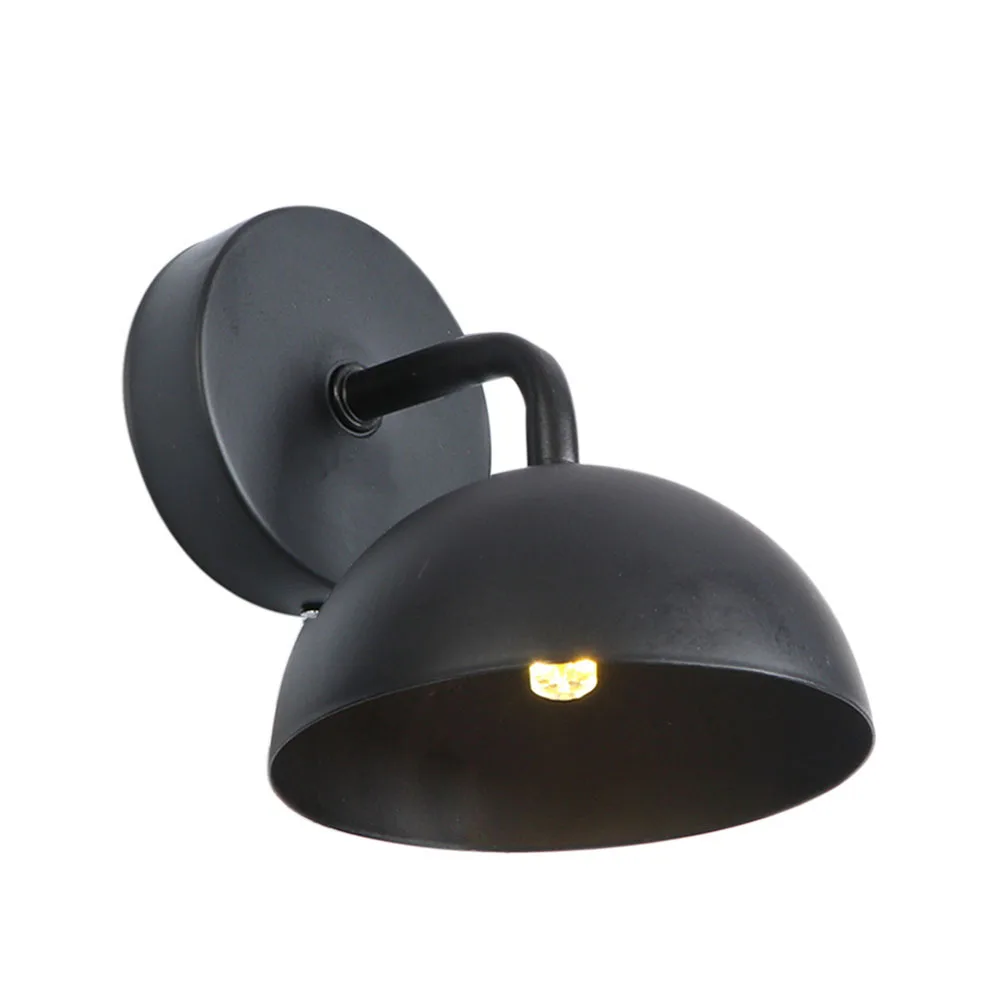 

Современная мини светодиодная настенная лампа, Железный Абажур В Стиле лофт, настенные светильники для гостиной, спальни, бара, кухни, домаш...