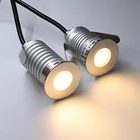 Подземный светодиодный светильник, 1 Вт, 3 Вт, DC12-24V встраиваемый светильник, IP67, водонепроницаемый встраиваемый светильник для лестницы, лампа для палубы, сада, двора, напольный точечный светильник