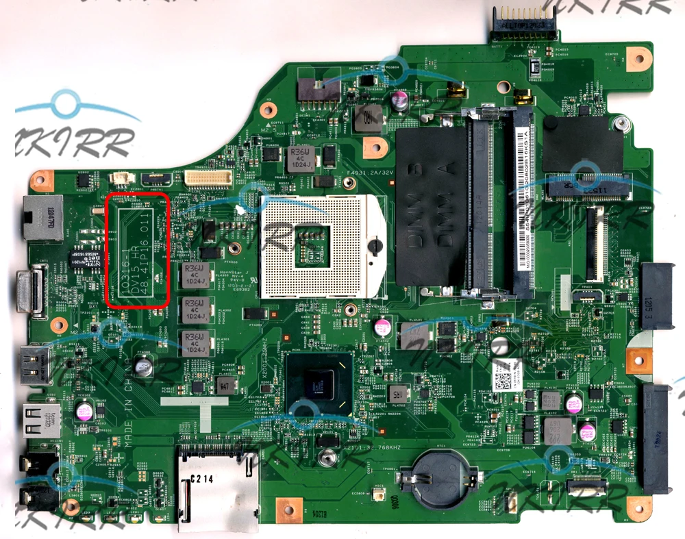 Материнская плата 10316-1 DV15 HR 48 4ip16. 011 FP8FN H00RX 0FP8FN 0H00RX HM67 для DELL vostro V1550 N5050 - купить по