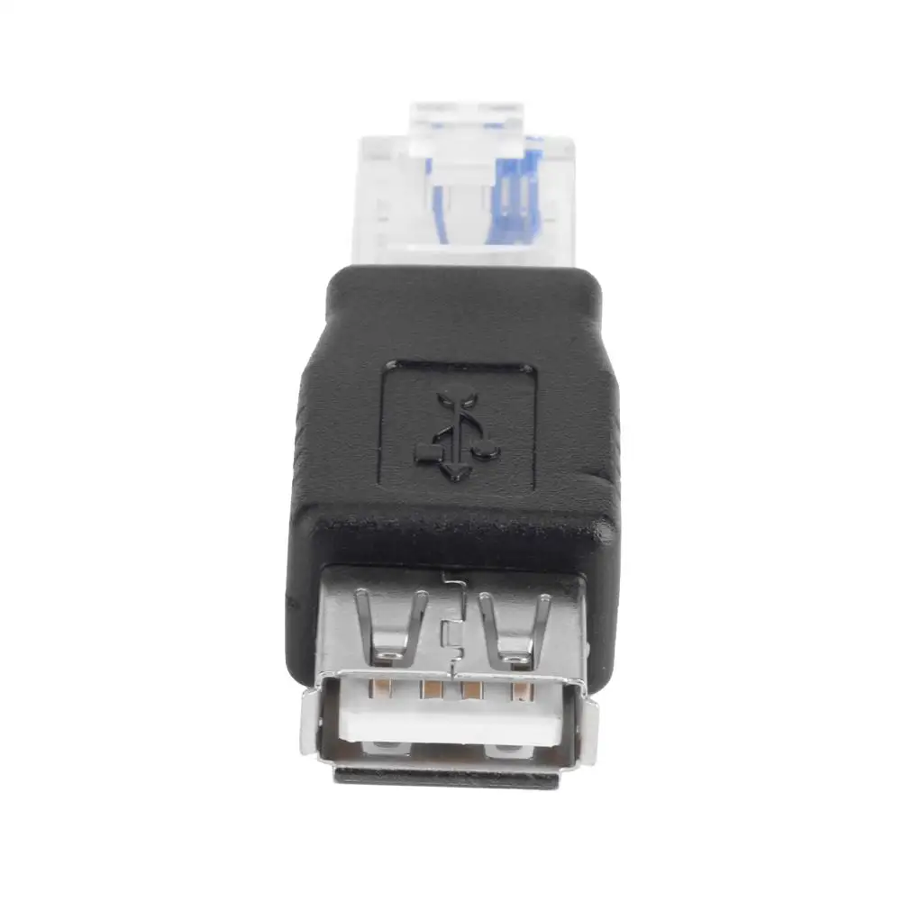 

Crystal Head Ethernet RJ45 Male to USB Female LAN Network Cable Converter