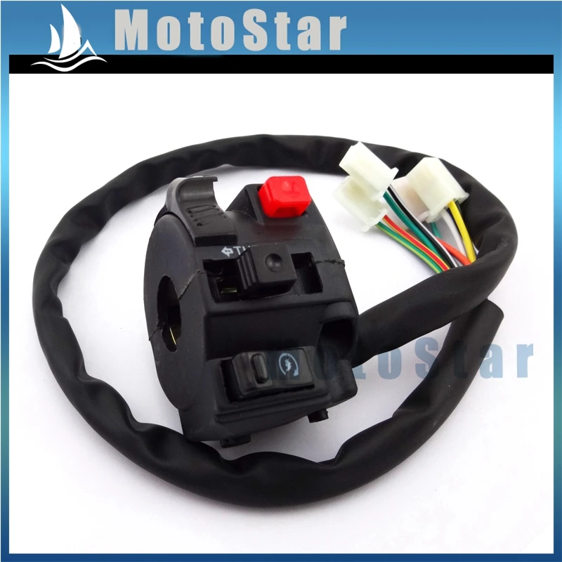 Ручка контрольный переключатель в сборе 11 проводов 4 функции для ATV Quad Wheeler 50cc 70cc