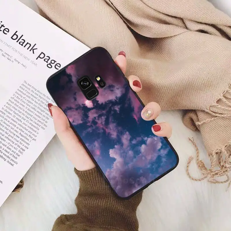 

Colorful beautiful Clouds Phone Case For Samsung Galaxy S5 S6 S7 S8 S9 S10 S10e S20 edge plus lite