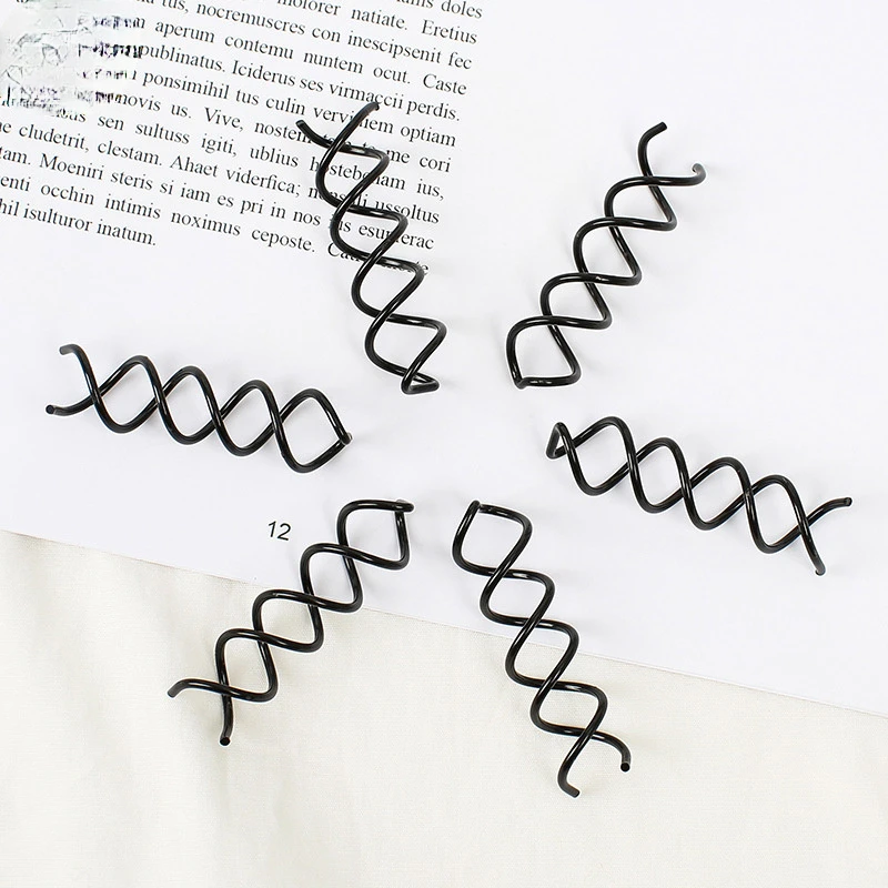 10 шт. волос инструменты Вязание спираль заколка для аксессуары вращающийся зажим