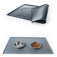 pet food mat pet placemat for puppy pet bowl pad dogs and cats waterproof feeding mat prevent food and water overflow silicone