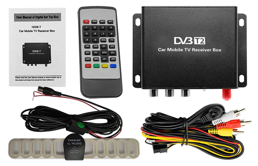 Автомобильный цифровой ТВ ресивер allway DVB T/Mpeg4 с одной антенной USB/HD