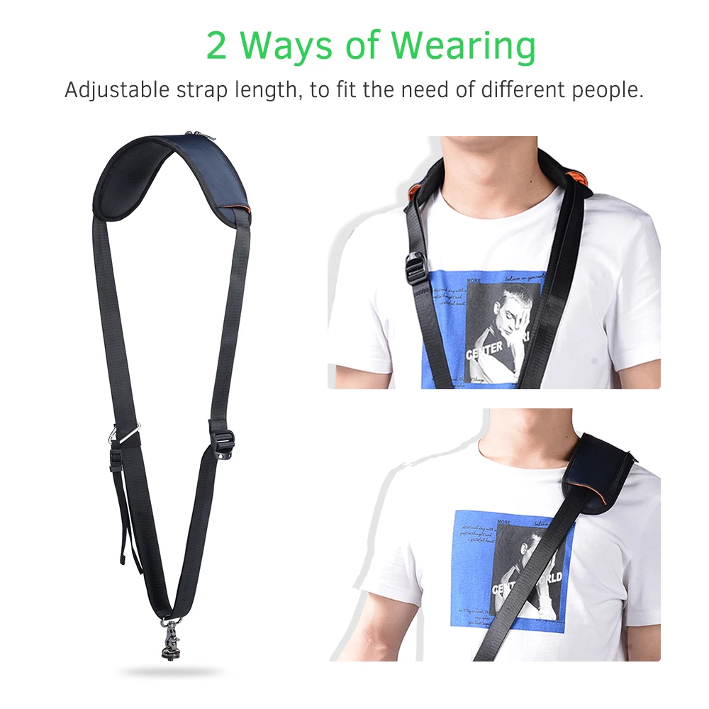 Ремень CADeN для камеры плечевой шейный ремень длинный с карманами аксессуаров