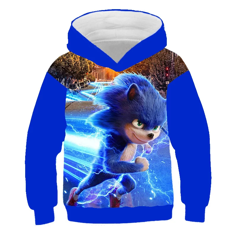 

Boys Funny Sonic Game 3D Print Hoodies Cartoon Long Sleeve Sweatshirt Children Pullover Spring Kids Tops Children Clothes 4-14T