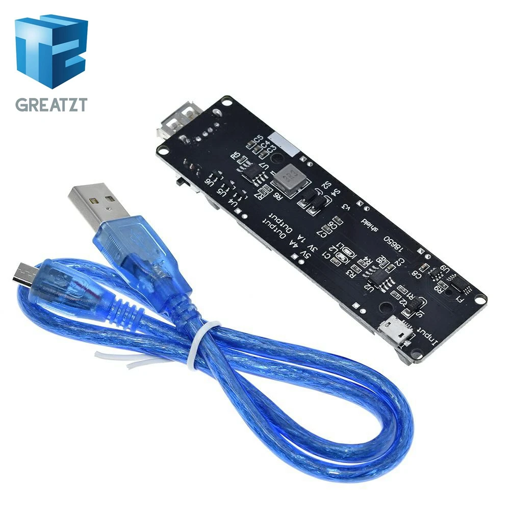 ESP32 ESP32S для Wemos Raspberry Pi 18650 Защитная плата зарядки аккумулятора V3 Micro USB порт Type A А