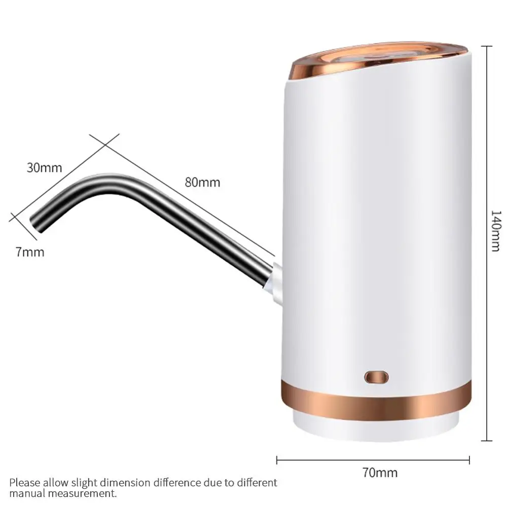 Электрический для бутылки с водой насос usb зарядка автоматический
