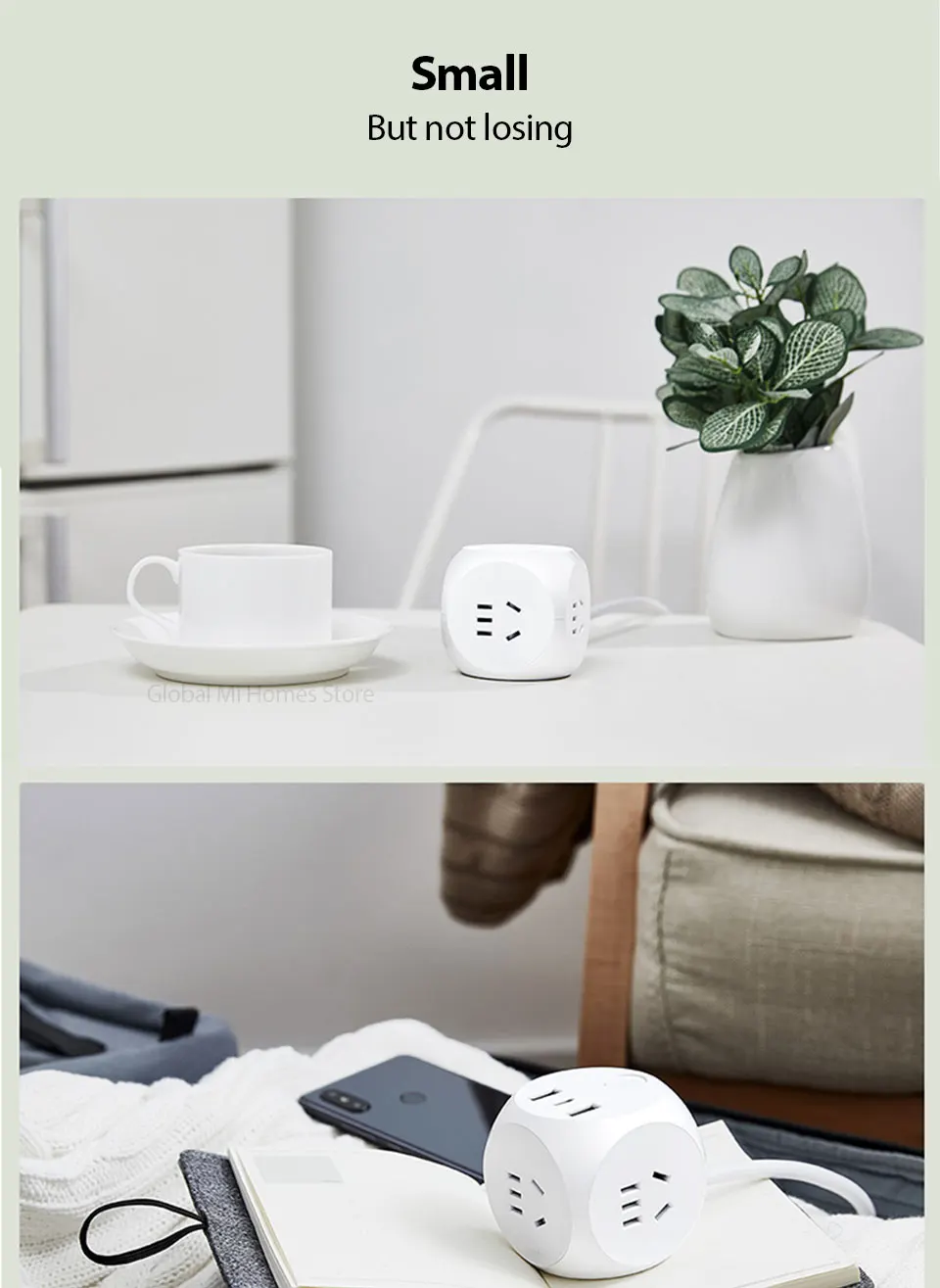 Xiaomi Youpin AIGO Magic cube розетка с адаптером питания, тремя портами национального стандарта, двумя портами USB и одним type-C