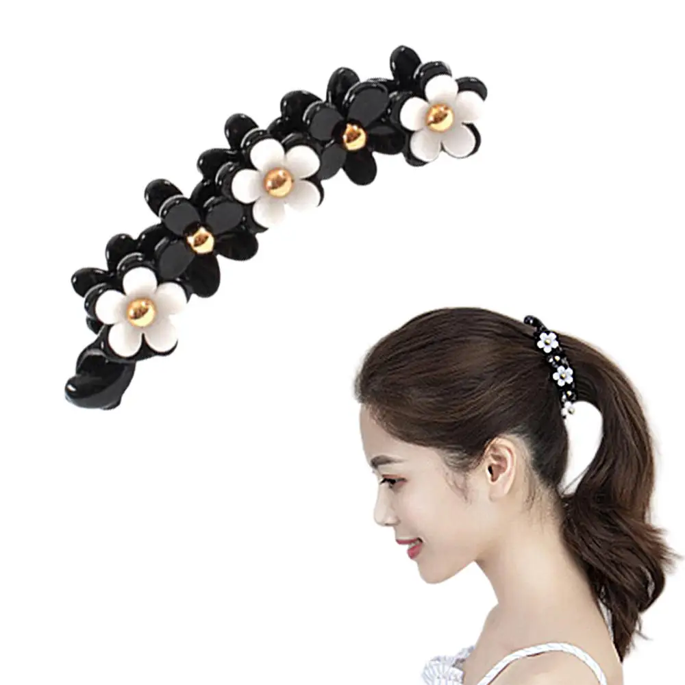 

Korea Flower Hair Claw Clips Girls Hair Banana Barrettes For Women Fashion Tree Clip Vintage Metal Branches Hairpin Hair Jewelry