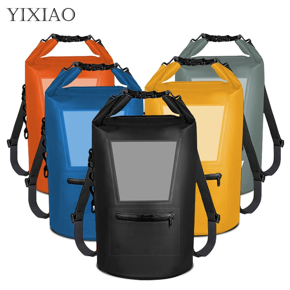 

10L/20L/30L/40L Outdoor PVC Swimming Waterproof Dry Bag Diving Floating Boating River Trekking Rafting Kayaking Sack Pack