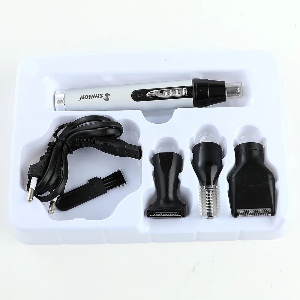 4 в 1 перезаряжаемый триммер для волос бороды ушей бровей уход за лицом носа