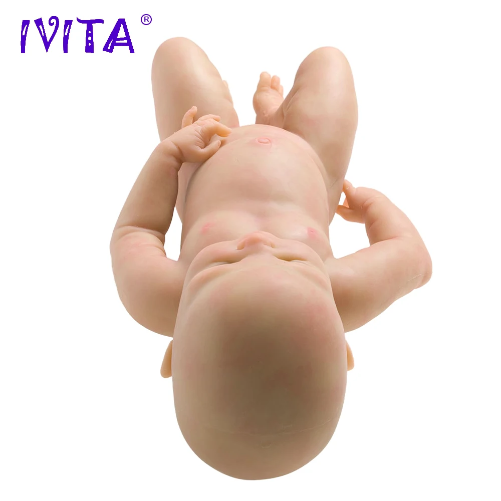Отправка из США и Китая WG1511 54 см 4 9 кг силиконовые куклы для новорожденных девочек