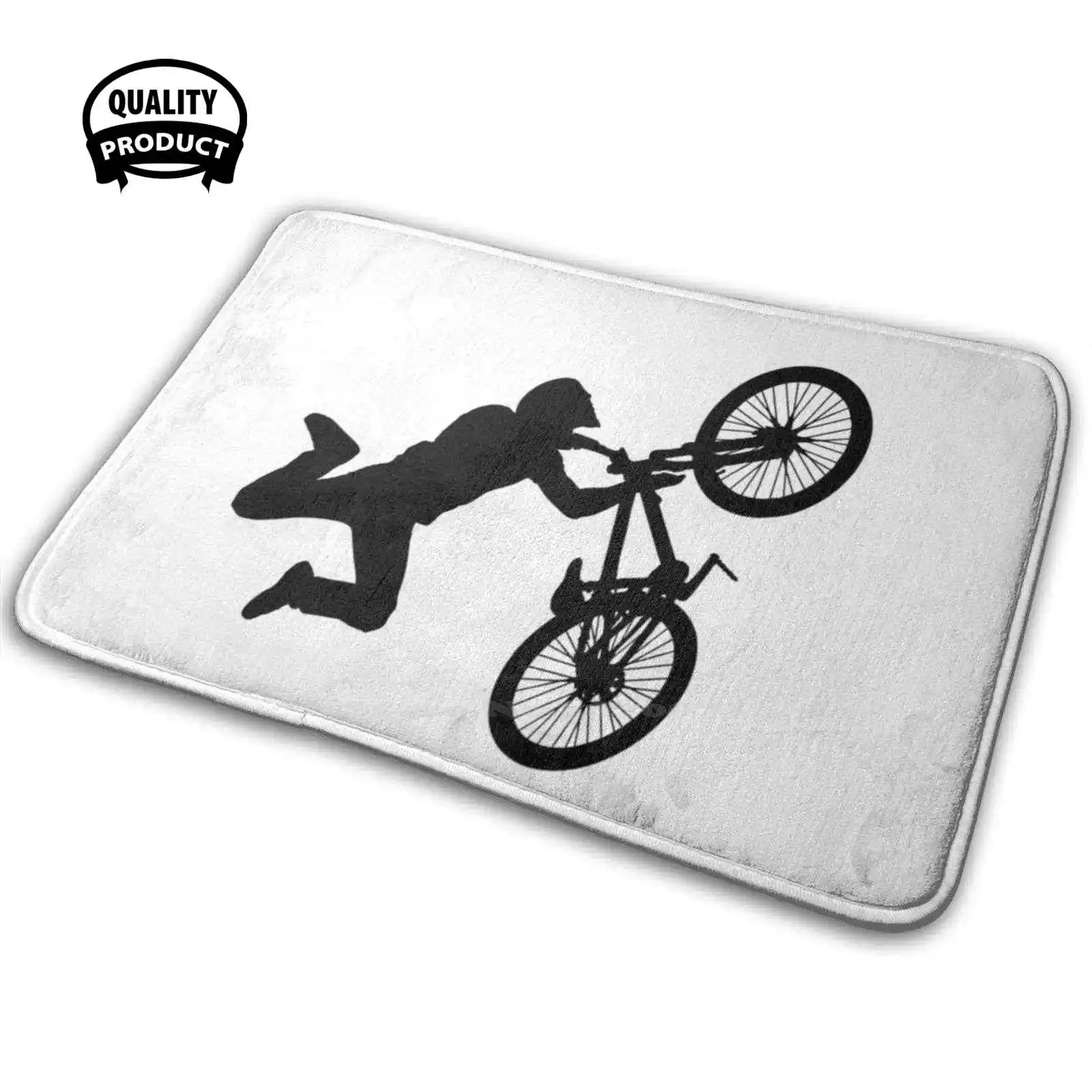 The Stuntman Bike T Shirts Shirt Mens Road Shirt.10 3D Household Goods Mat Rug Carpet Cushion Jump Ramp |