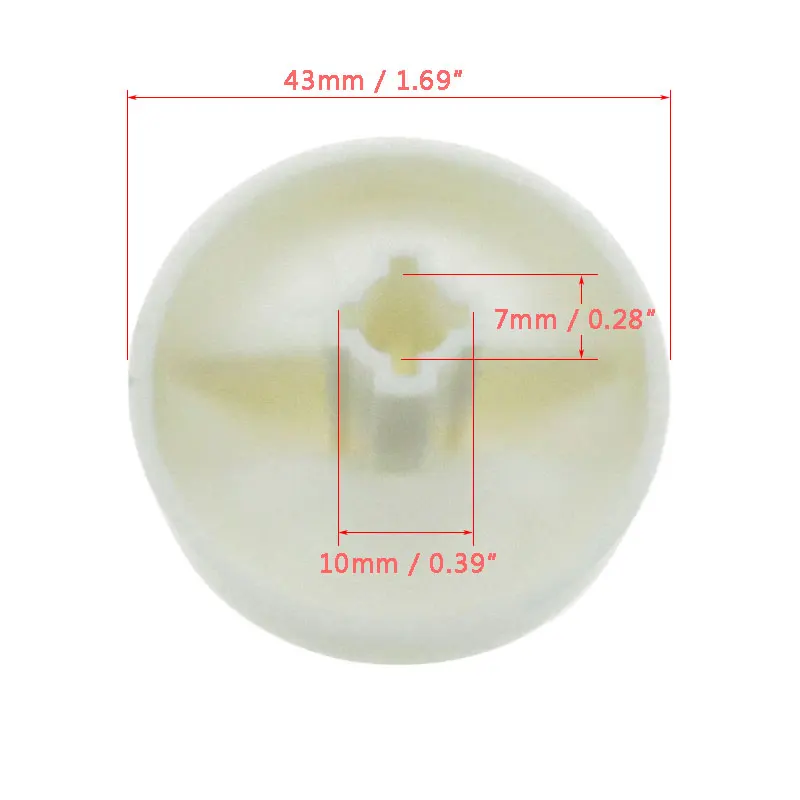 

5PCS Cross Hole Microwave Oven Universal Rotary Timer Knob for Selecline Fagor Panasonic Galanz Midea Delonghi Spare Parts