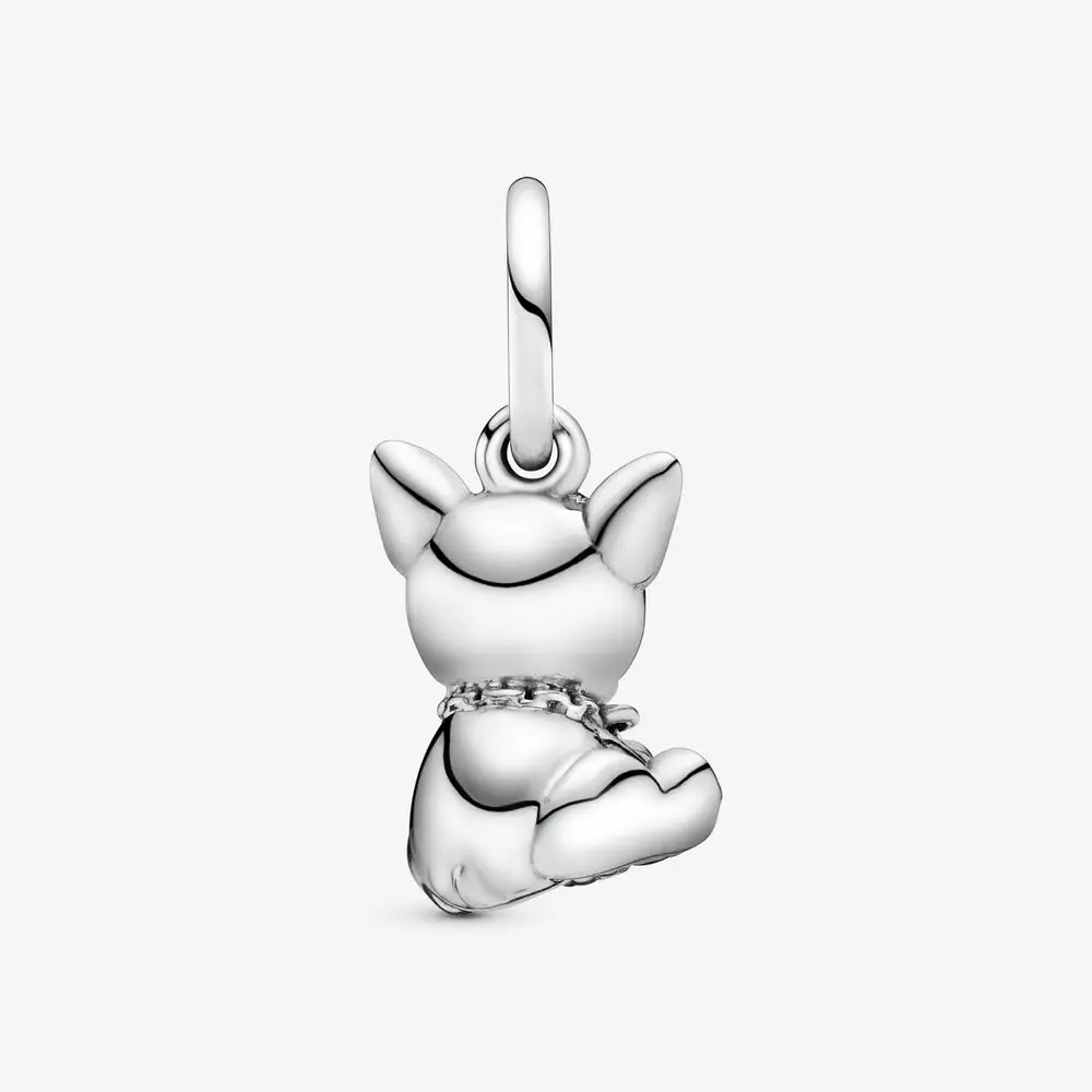 2021 100% 925 Sterling Silver Bulldog Puppy Dog Dangle Charm fit Original Pandora Bracelets Jewelry Lady Gift | Украшения и