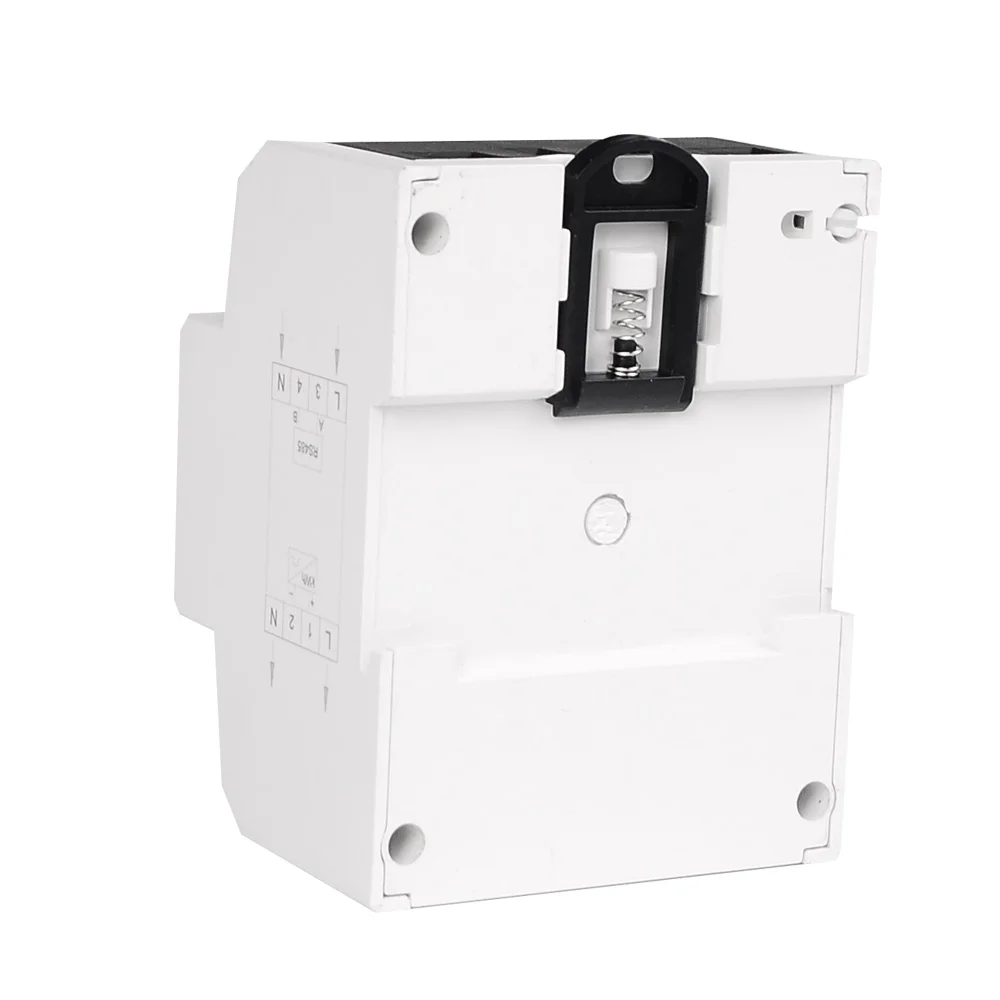 Домашний Modbus RS485 5-100A 230 В измеритель мощности переменного тока однофазный din-рейка ЖК-цифровой дисплей электронный измеритель kwh киловатт час