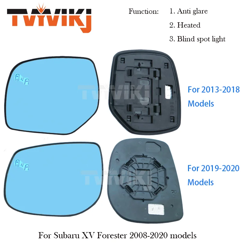 1 пара боковых зеркал заднего вида синие стеклянные линзы светильник кой слепой