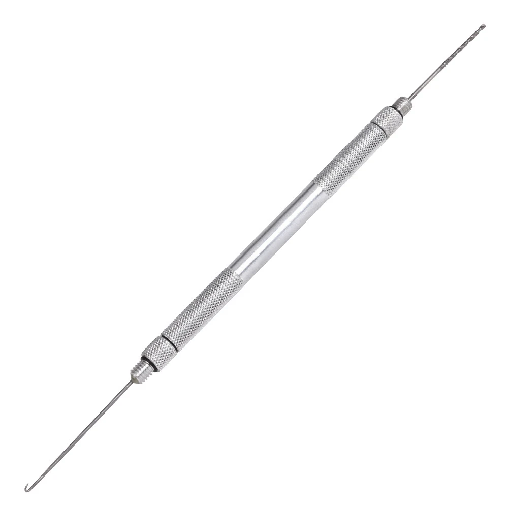 

Carp Strong Fishing Rigging Bait Needle Kit Tool Set Bait Tool Drill Stringer Needle with Nonslip Aluminum Alloy Handle 5-in-1
