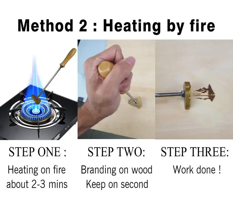 Custom branding iron for wood Electric burning stamp Wood Christmas gift | Дом и сад