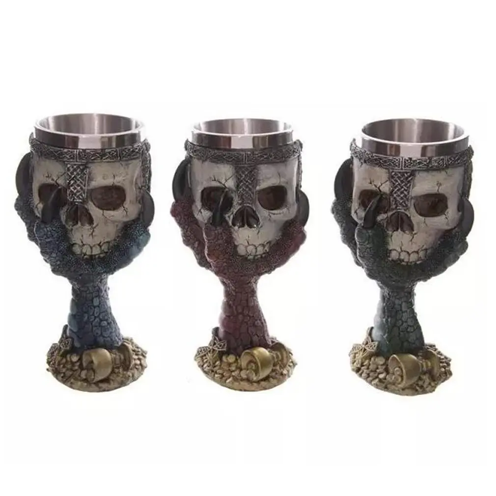 Креативная нержавеющая сталь 3D Кубок с черепом пивная Питьевая чашка кружка | Дом