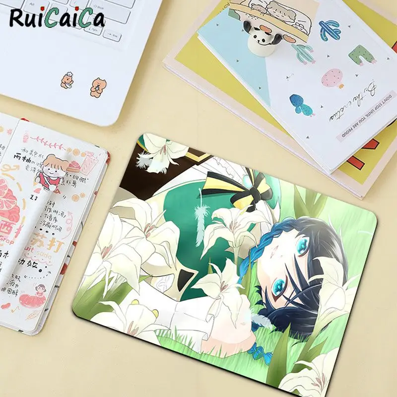 

Beautiful Anime Genshin Impact Venti Keyboard Gaming MousePads Smooth Writing Pad Desktops Mate gaming mouse pad