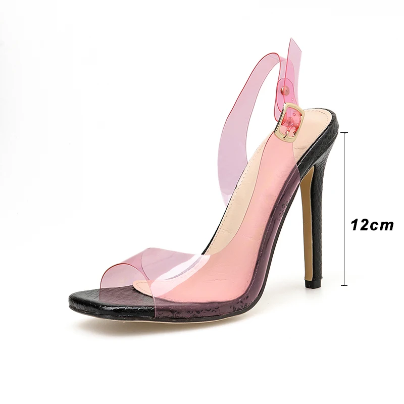 Пикантные прозрачные женские сандалии Kcenid из ПВХ летние туфли лодочки модные на