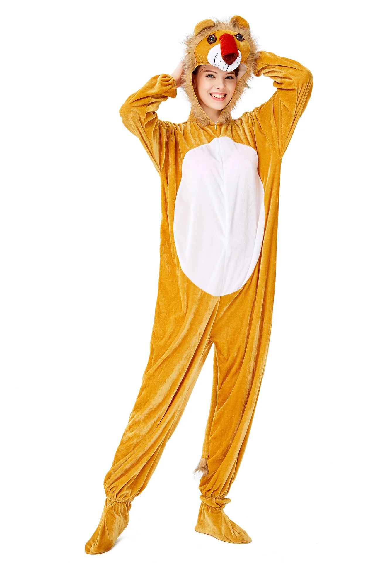 Детский сценический костюм короля льва для взрослых косплея Рождественский