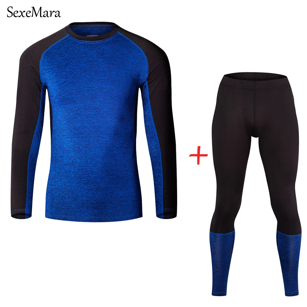 

New Fitness Suit Long-Sleeve Tights Men's Quick Training Sports Stretch Running Fitness Clothes Bodybuilding Compression Sets