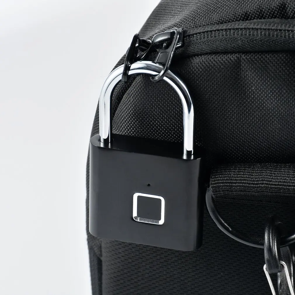 

O10 Fingerprint Padlock Smart Keyless Quick Unlock Zinc Alloy Metal Self Developing Chip Anti-Theft USB Rechargeable Door Lock