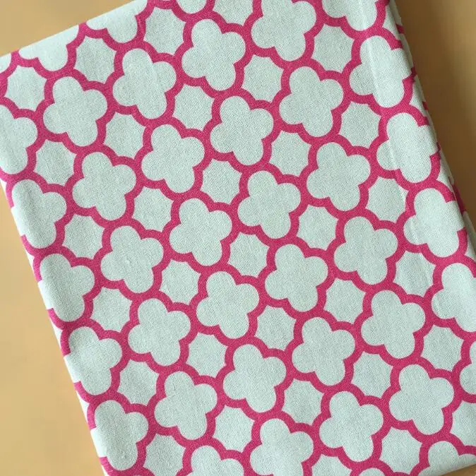 Хлопчатобумажная льняная ткань с геометрическим рисунком для шитья в стиле