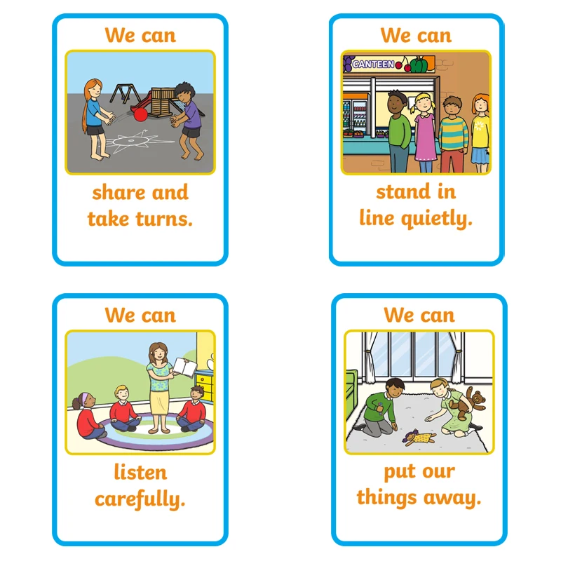 4 шт./компл. учительницы начальной школы раннего возраста учат английский язык