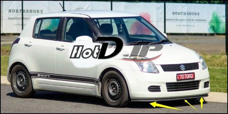 Дефлектор для губ Suzuki Swift передний спойлер юбка вентиляторов тюнинга