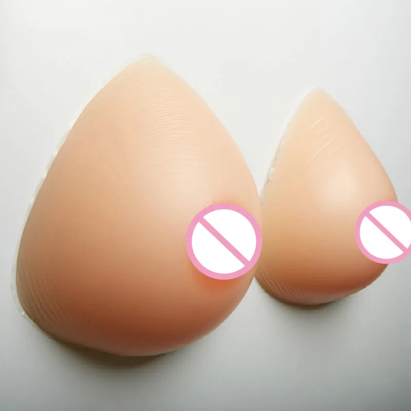 A To D Cup Medical Grade Silicone Lifelike and Soft Breast Form Triangle Casual Wearer Transgender Breast Enlargement Artifact