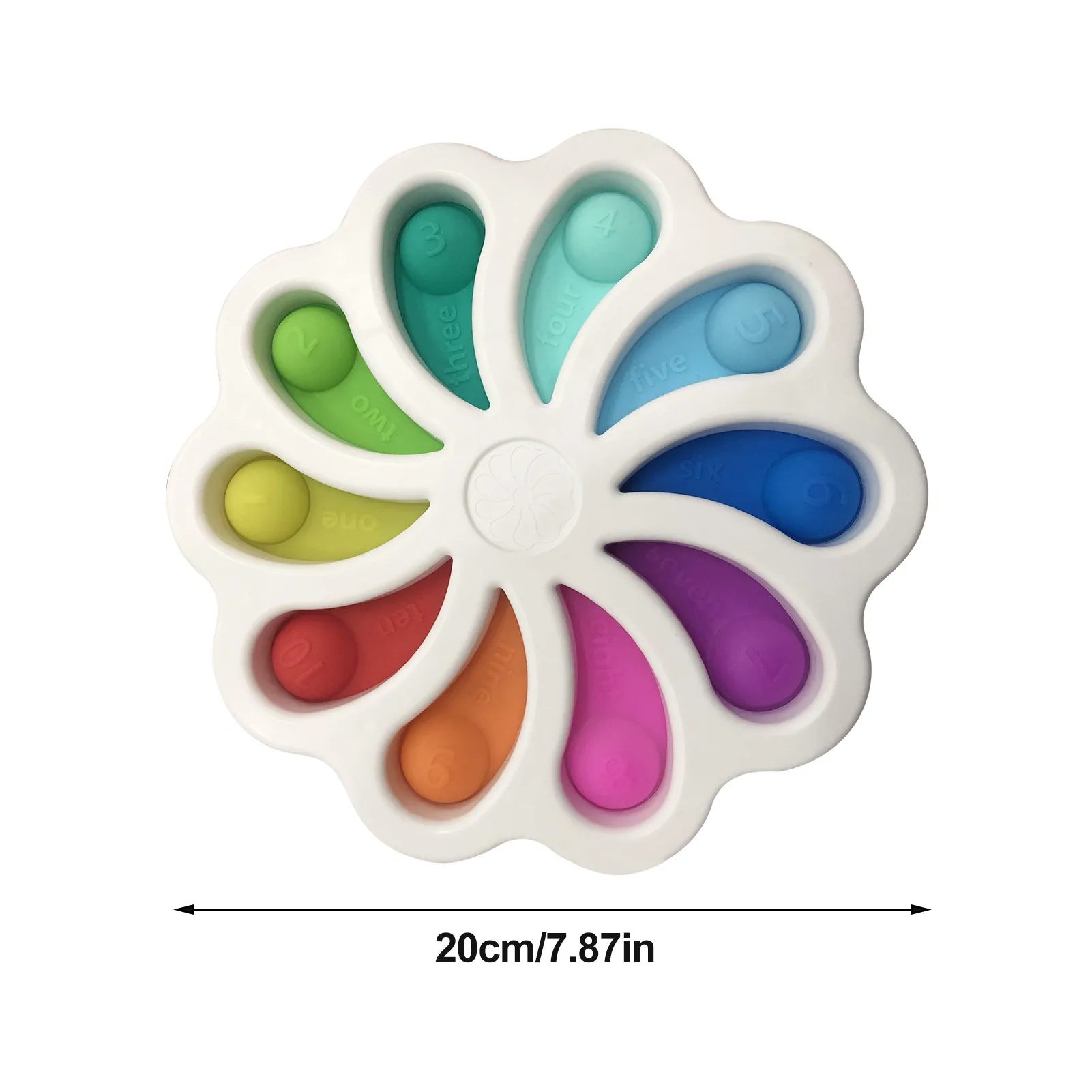 

Silicone Fidget Toys for Children Pop it Simple Dimple Kawaii Antistress Squishy Learning Number Squishmallow Stress Reliever