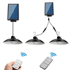 Водонепроницаесветодиодный Светодиодная потолочная лампа на солнечной батарее с дистанционным управлением