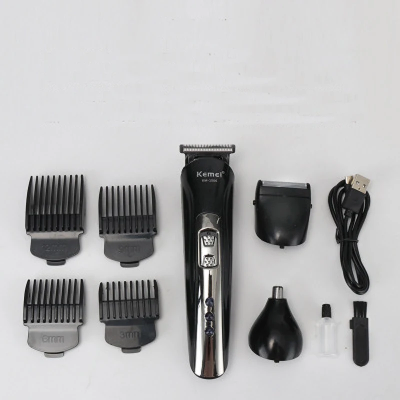 

2020 Multifunctional Hair Trimmer Rechargeable Electric Nose Hair Clipper Electric Razor Beard Shaver Haircut Cutting Machine