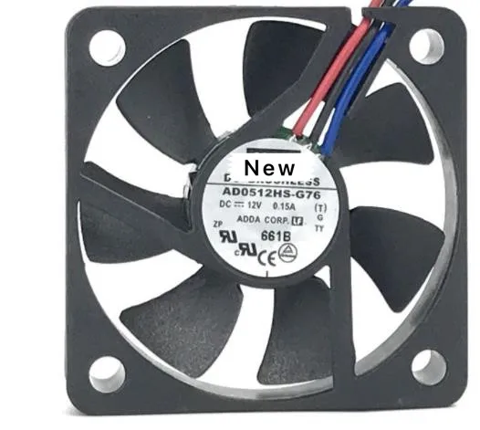 Для ADDA AD0512HS G76 DC 12V 0.09A 50x50x10 мм Сервер вентилятор охлаждения|Пульты ДУ| |