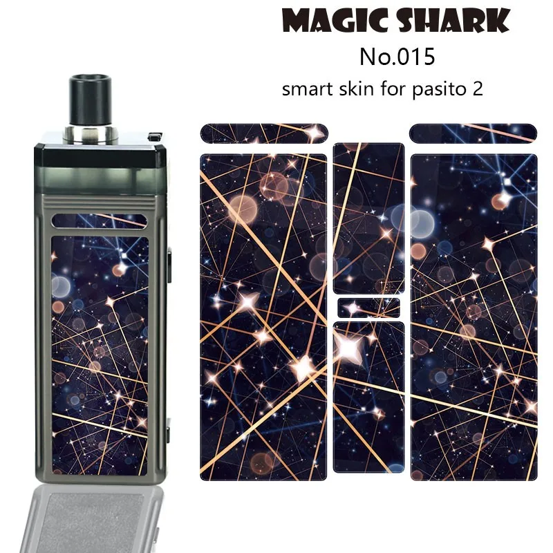 Волшебная Акула 2021 Счастливого Рождества цветок череп Пленка чехол для Smoant Pasito II