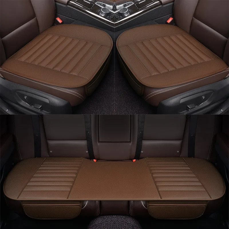 

Four Season Seat Cover PU Leather Car Seat Cushions Auto Seat Cover Universal Interior Chair Protector Pads Mat Auto Accessories