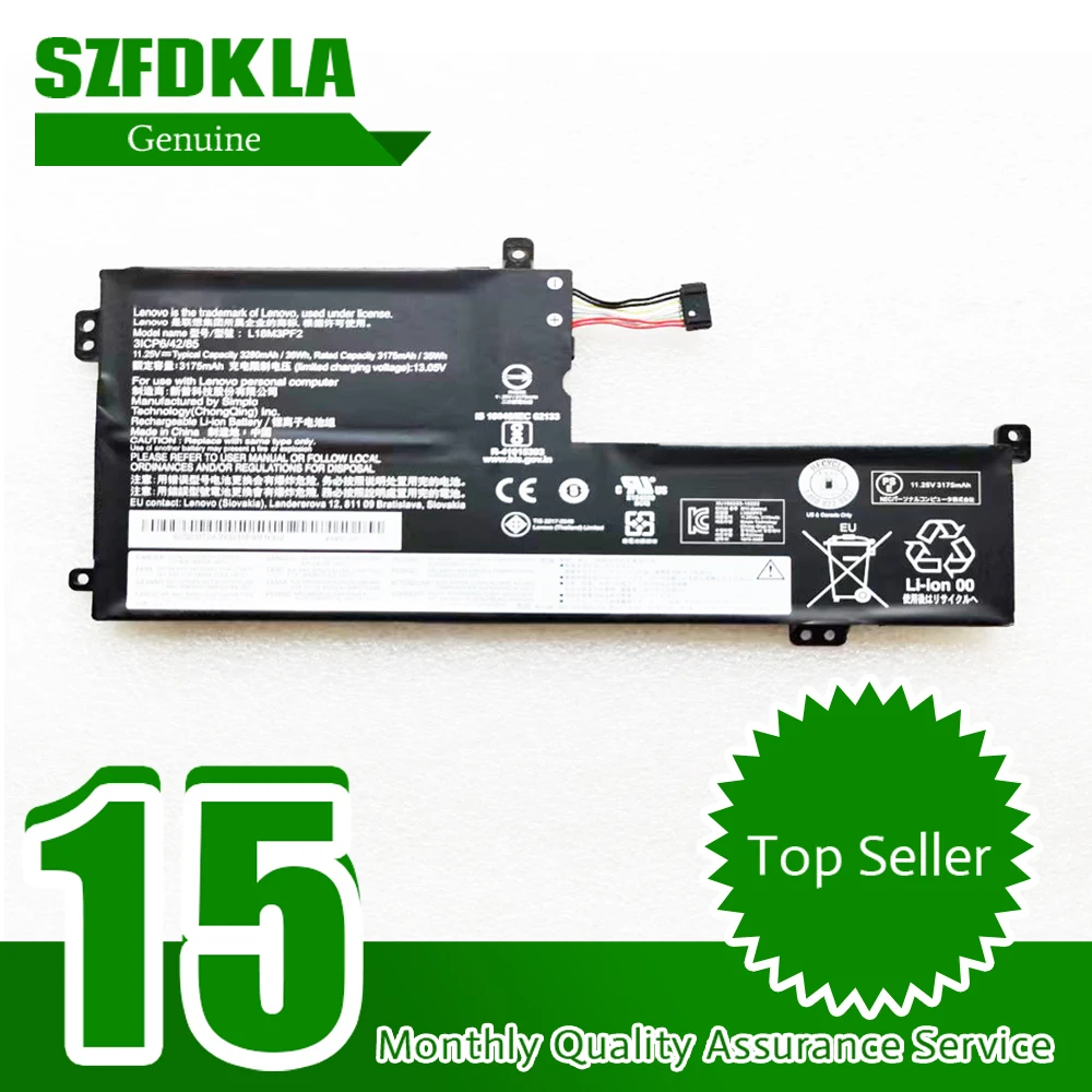 

SZFDKLA 11,25 V 36WH новые оригинальные L18M3PF2 L18L3PF1 L18C3PF2 L18D3PF1 батарея для Lenovo IdeaPad L340-15API L340-15IWL