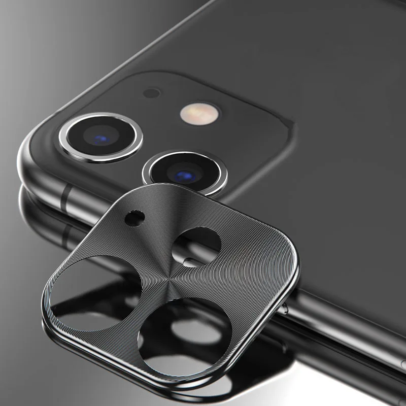Металлический чехол для объектива камеры заднего вида iphone 11 Pro защитный круглый