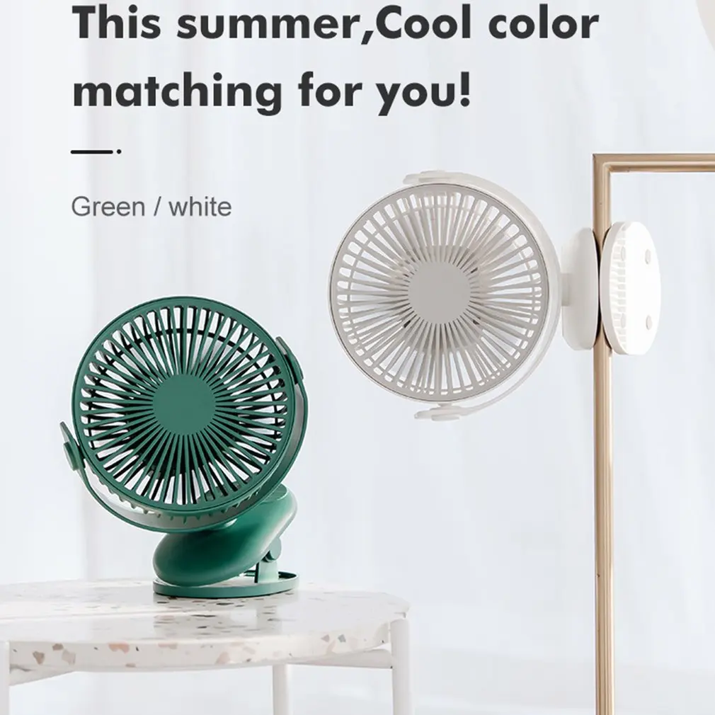 

Table Clip Dual-purpose Fan 4000 MAh Large Capacity Long Battery Life Desk Fan Silent Operation With Four Wind Speeds