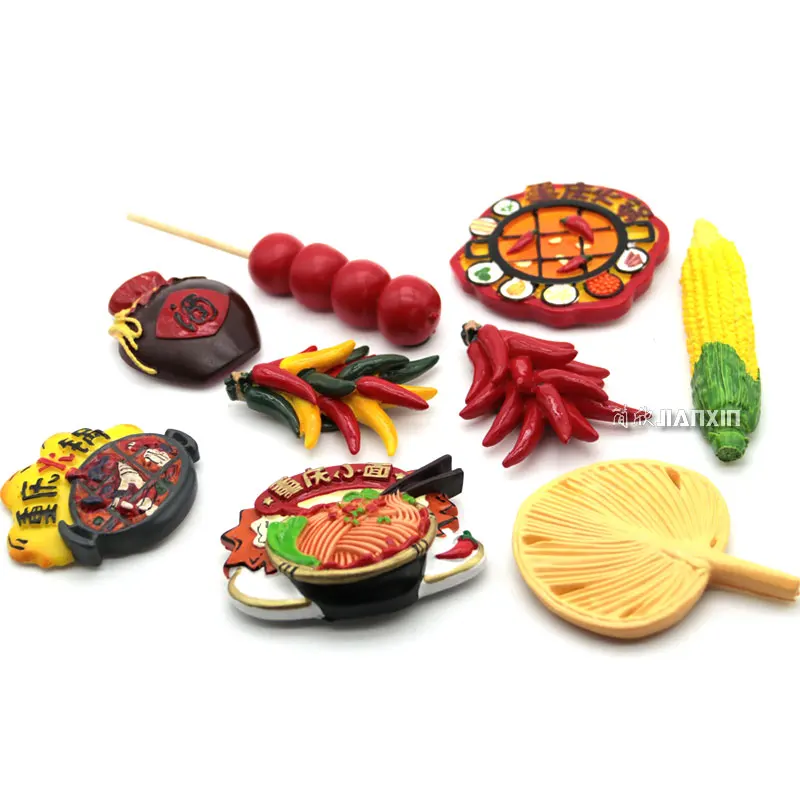 Чунцин гурман горячий горшок маленькая лапша путешествия сувенирные Смола